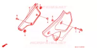 COUVERCLES LATERAUX pour Honda XR 250 R de 1992