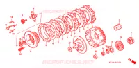 EMBRAYAGE pour Honda XR 250 R de 1992