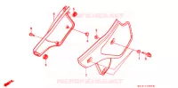 COUVERCLES LATERAUX pour Honda XR 250 R de 1993