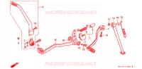 PEDALE pour Honda XR 250 R de 1993