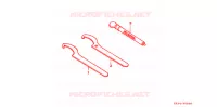 CLE pour Honda XR 250 R de 1995