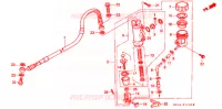 MAITRE CYLINDRE DE FREIN ARRIERE pour Honda XR 250 R de 1995