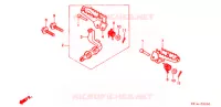 REPOSE PIED pour Honda XR 250 R de 1995