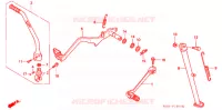 PEDALE pour Honda XR 250 R de 1996