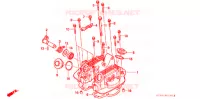 COUVRE CULASSE pour Honda XR 250 R de 1998