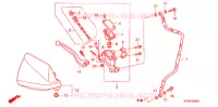 MAITRE CYLINDRE DE FREIN AVANT pour Honda XR 250 R de 1998
