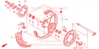 ROUE ARRIERE pour Honda XR 250 R de 1998