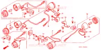 CLIGNOTANT pour Honda XR 250 Without speed warning light de 1995