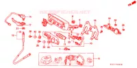 COMPTEUR (1) pour Honda XR 250 With speed warning light de 1999