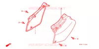 COUVERCLES LATERAUX pour Honda XR 250 With speed warning light de 1999