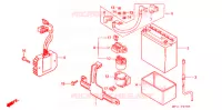 BATTERIE pour Honda AFRICA TWIN 750 de 1990