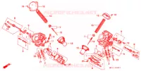 CARBURATEUR (PIECES CONSTITUTIVES) pour Honda AFRICA TWIN 750 de 1990