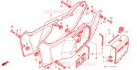 COUVERCLES LATERAUX pour Honda AFRICA TWIN 750 de 1990