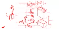 BATTERIE pour Honda AFRICA TWIN 750 de 1991