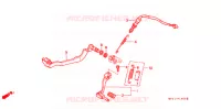 PEDALE pour Honda AFRICA TWIN 750 de 1991