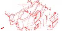 COUVERCLES LATERAUX pour Honda AFRICA TWIN 750 de 1992