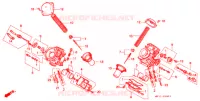 CARBURATEUR (PIECES CONSTITUTIVES) pour Honda AFRICA TWIN 750 TYPE 2 de 1992