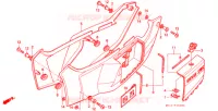 COUVERCLES LATERAUX pour Honda AFRICA TWIN 750 TYPE 2 de 1992