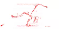 PEDALE pour Honda AFRICA TWIN 750 TYPE 2 de 1992