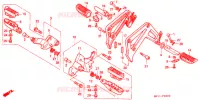 REPOSE PIED pour Honda AFRICA TWIN 750 TYPE 2 de 1992