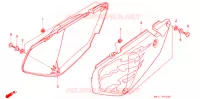 COUVERCLES LATERAUX pour Honda AFRICA TWIN 750 de 1995