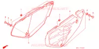 COUVERCLES LATERAUX pour Honda AFRICA TWIN 750 de 1996