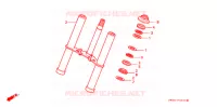 FOURCHE pour Honda Z 50 R de 2000