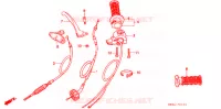 LEVIER DE GUIDON   COMMODO pour Honda Z 50 R de 2000