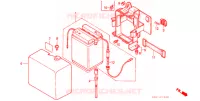 BATTERIE   COUVERCLE DE BATTERIE pour Honda JAZZ 50 de 1994
