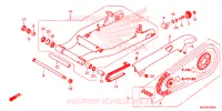 BRAS OSCILLANT pour Honda REBEL 500 ABS de 2018