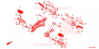 REPOSE PIED pour Honda REBEL 500 ABS de 2018