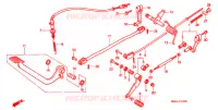 PEDALE pour Honda VT 1100 SHADOW SPIRIT de 2005