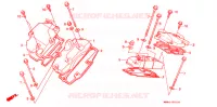 COUVERCLE DE POUSSOIR pour Honda VT 1100 SHADOW de 1988