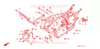 CADRE pour Honda VT 1100 SHADOW de 1990