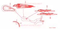 EMBLEME pour Honda VT 1100 SHADOW SPIRIT de 2002