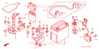 BATTERIE pour Honda VT 1100 SHADOW SPIRIT de 2006