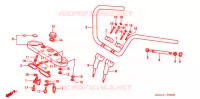 GUIDON   TE DE FOURCHE pour Honda VT 1100 SHADOW SPIRIT de 2006