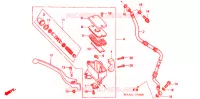 MAITRE CYLINDRE DE FREIN AVANT pour Honda VT 1100 SHADOW SPIRIT de 2006