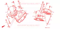 COUVERCLE DE POUSSOIR pour Honda VT 1100 SHADOW de 1988