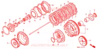 EMBRAYAGE pour Honda VT 1100 SHADOW de 1988