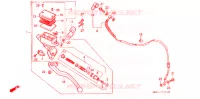 MAITRE CYLINDRE pour Honda VT 1100 SHADOW de 1988