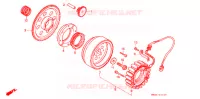 ALTERNATEUR pour Honda VT 1100 SHADOW de 1989