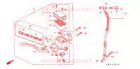 MAITRE CYLINDRE DE FREIN AVANT pour Honda VT 1100 SHADOW de 1989