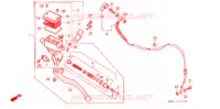 MAITRE CYLINDRE pour Honda VT 1100 SHADOW de 1989