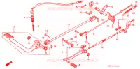 PEDALE pour Honda VT 1100 SHADOW de 1990