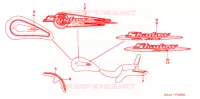 EMBLEME pour Honda VT 1100 SHADOW SPIRIT de 1998