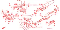 SILENCIEUX D'ECHAPPEMENT pour Honda VT 1100 SHADOW SPIRIT de 1997