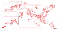 CADRE (2) pour Honda WAVE 125 NEXT GENERATION de 2007