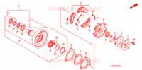 EMBRAYAGE UNIDIRECTIONNEL pour Honda WAVE 125 NEXT GENERATION de 2007