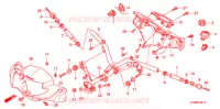 GUIDON   CARENAGE (2) pour Honda WAVE 125 NEXT GENERATION de 2007
